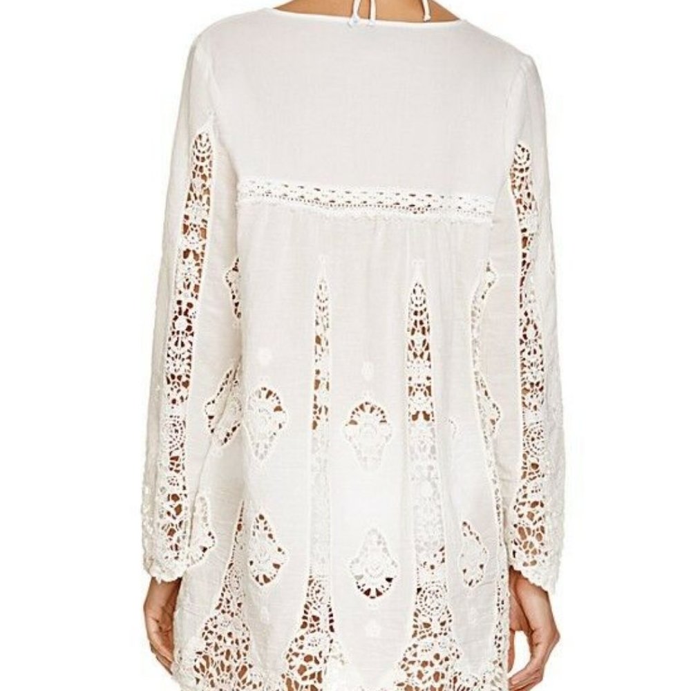 Nanette Lepore Embroidered Tunic Cover Up Dress - Picture 2 of 4